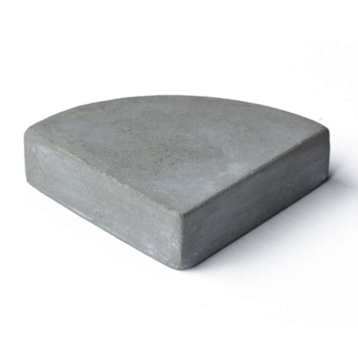 Footer pot grey