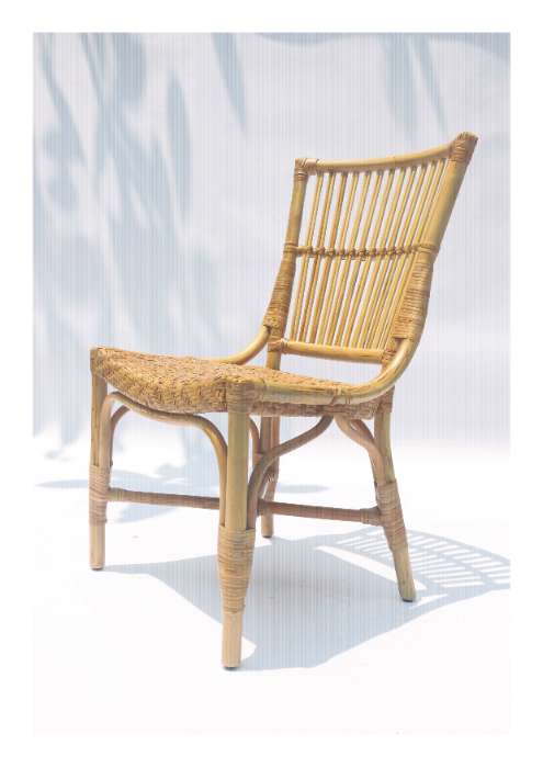 Kabar Natural Rattan Dining Chair