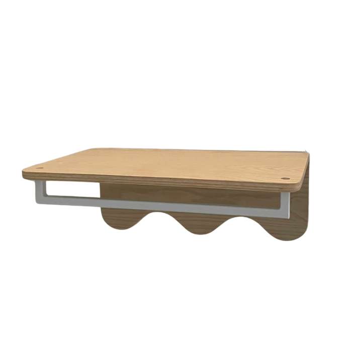 BENTWOOD WALL SHELF