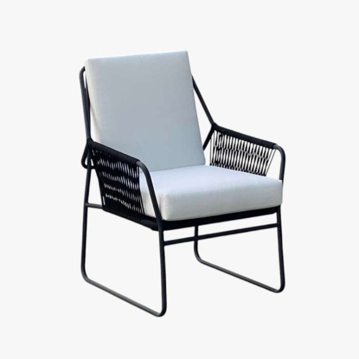 LANCA LOUNGE CHAIR 66x63x90CM WITH CUSHION