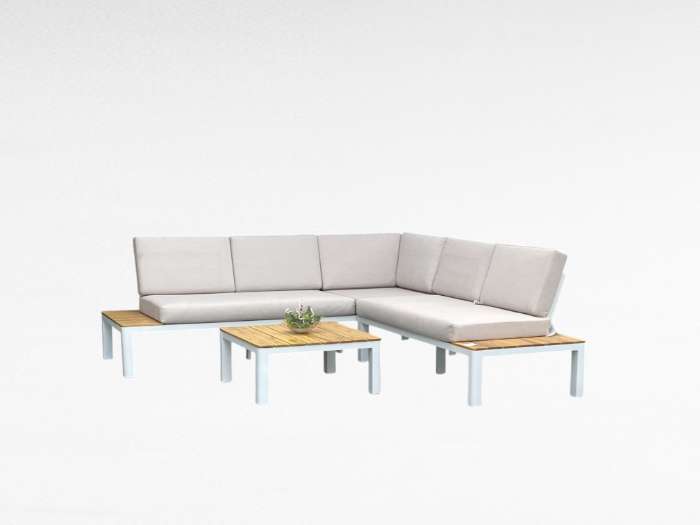 SADO LOUNGE SET 3PCS WITH LIGHT CUSHION