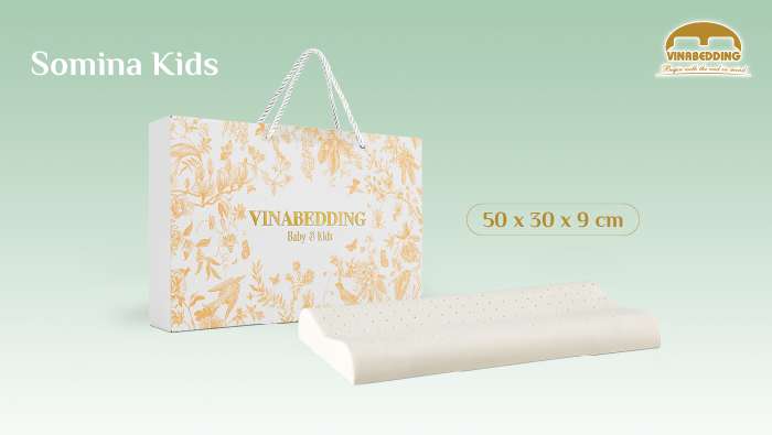 Somina kids natural latex pillow for children