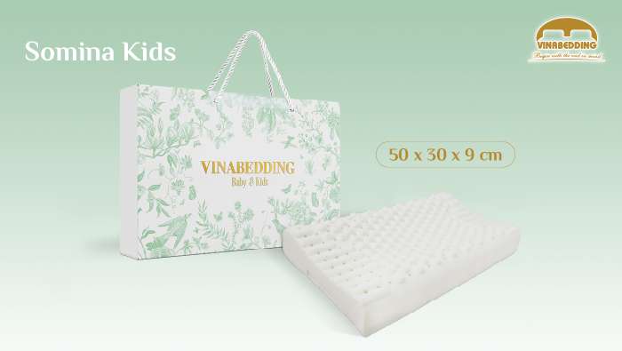 Zenova kids natural latex pillow for children